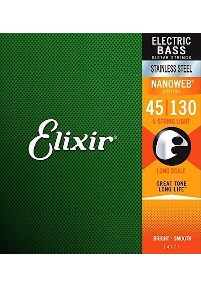 Elixir 14777 Nanoweb Medium 5 Telli Bas Gitar Teli 45-130