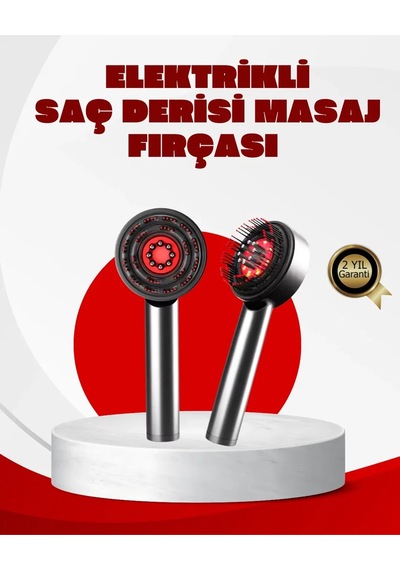 Esansiyel Yağ Hazneli Led Saç Bakım Masaj Tarağı Standart