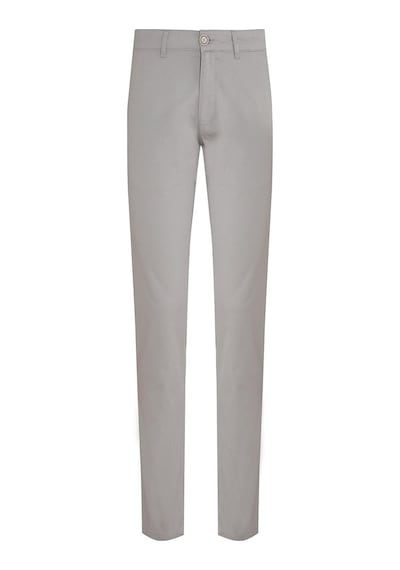 Hatemoğlu Gri Regular Fit Kanvas Pantolon Gri
