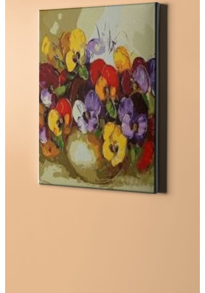 Webstyle Sayılarla Boyama Seti Kasnaklı Menekşe Cümbüşü 40 X 50 Cm