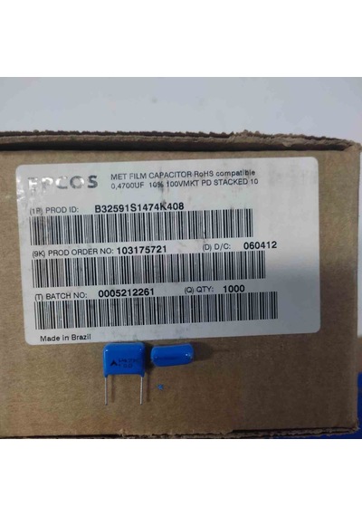B32591s1474k408 470nf 100v Damla Epcos Polyester Kondansatör 34 Adet 81740385