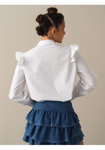Xint Ekru Regular Fit Pamuk Gömlek 750969 Beyaz