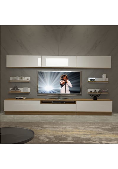 Decoraktiv Trendstyle 8ys Mdf Tv Ünitesi Tv Sehpası Pera - Beyaz