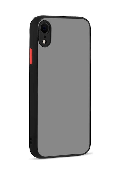 Apple Uyumlu iPhone XR 6.1 Kılıf Zore Hux Düğme Ve Kapak Zıt Renk Kılıf