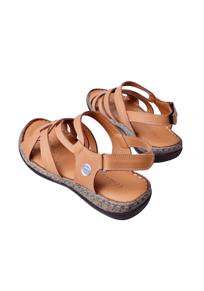 Mammamia D26ys-2415 Kadın Hakiki Deri Günlük Comfort Sandalet Taba