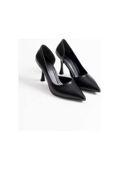 Roof Atelier Angela Kadın Siyah Stiletto İnce Topuklu Ayakkabı Siyah