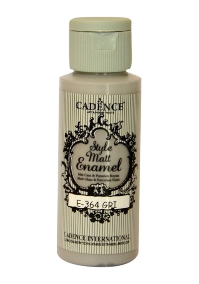 Style Mat Enamel Cam Boyası 364-gri 59ml Porselen - Sera Karışık Karışık