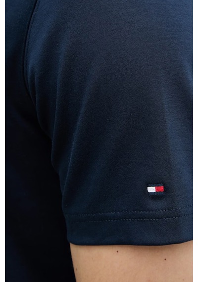 Tommy Hilfiger Erkek T Shirt Mw0mw41463 C1g Lacivert Lacivert