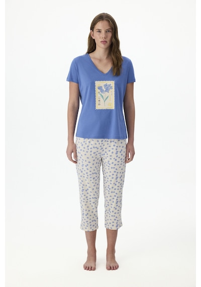 Penti Flower Time Kapri Pijama Takımı Çok Renkli