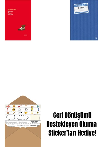 Kalbim Unut Bu Şiiri Ciltli + Görsen + Okuma Sticker'ları