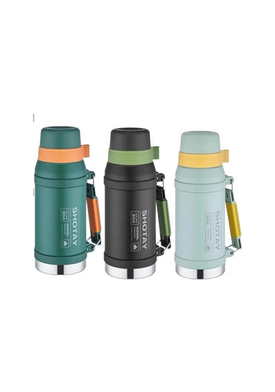 Shotay Çelik Termos Camper Large 1600ml Haki