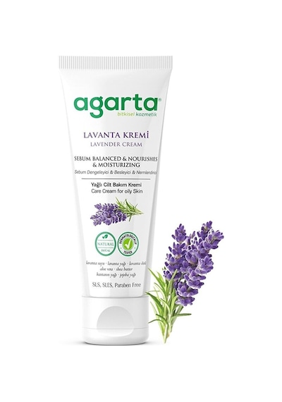 Yüz Bakim Kremi 75ml & Lavanta Özlü Gündüz İçin Doğal Yüz Bakim Kremi