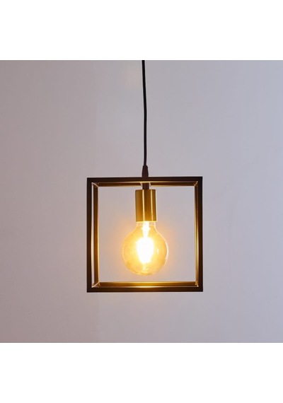 Riolight Modern Küp Metal Sarkıt Avize 25Cm X 25Cm