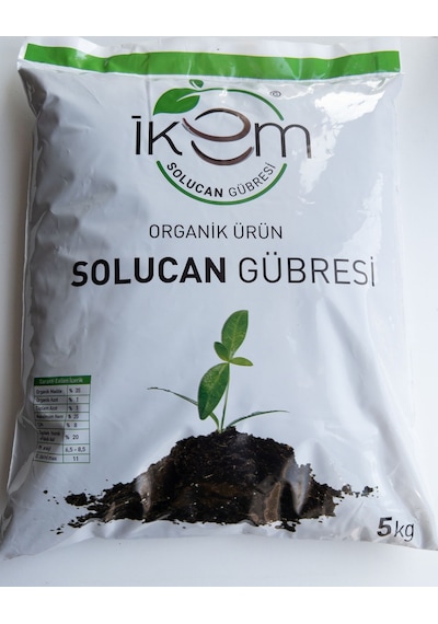 İkem %100 Organik Katı Solucan Gübresi 5 KG