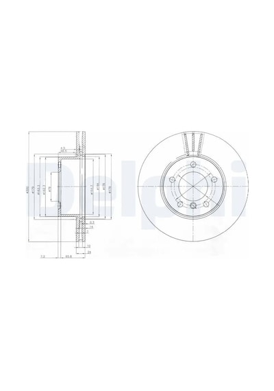 Bmw 120i E87 Fren Diski On 2005-2007 Delphı Bg3998c 2adettir