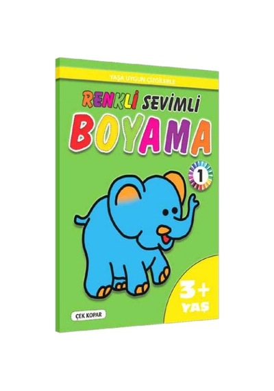Renkli Sevimli Boyama -1 3+yaş - Zmff-614984