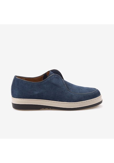 Mocassini Gold Erkek Spor & Sneaker Ayakkabı 7300-9 Denim Kot Süet