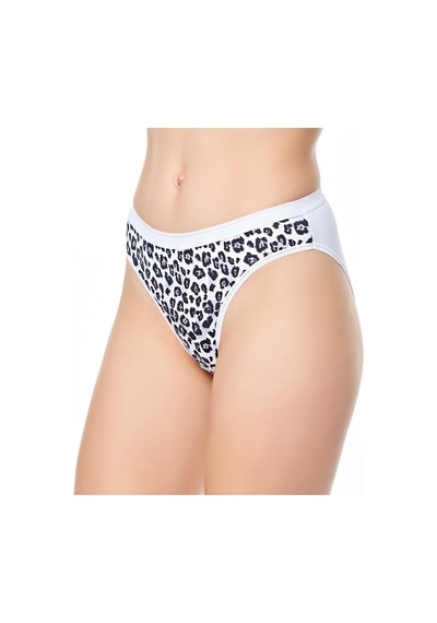 Tutku 12 'li Bayan Leopar Bikini Külot Kombin Çok Renkli
