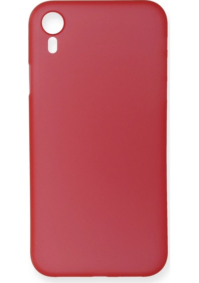 Newface Apple, Uyumlu iPhone Xr Kılıf Pp Ultra İnce Kapak Semeglbl - 8 - Kırmızı