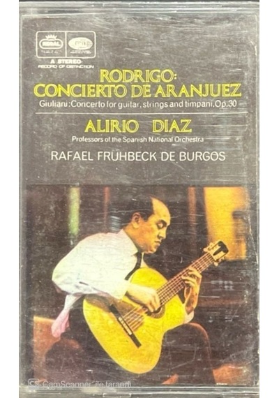 Plak Değildir Kaset Tir Aliro Diaz Rodrigo: Concierto Aranjuez
