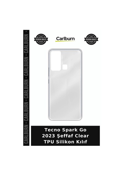 Tecno Spark Go 2023 Şeffaf Clear Tpu Silikon Kılıf Telefon Kabı Mobil Koruma Cihaz Örtüsü çok renkli