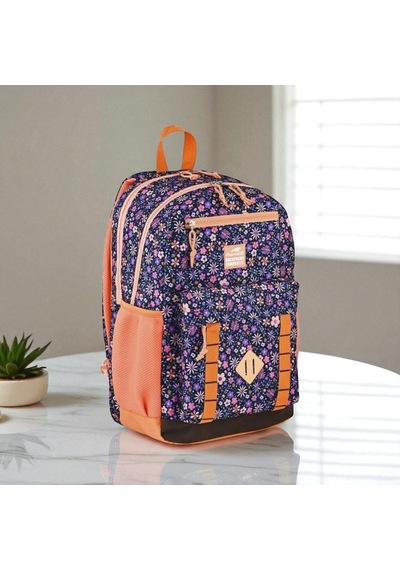 Panther Pt-5184 Flowers Sırt Çantası Adet Çiçek Desenli