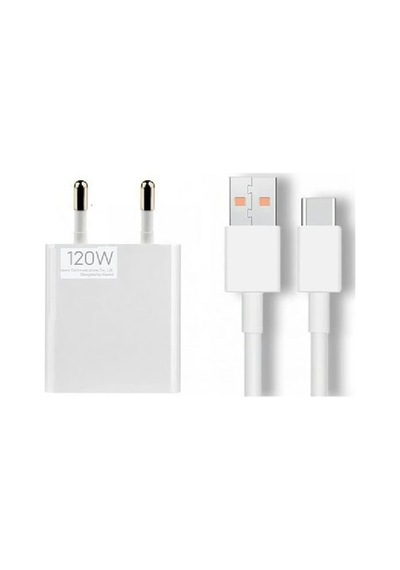 120W Turbo Hızlı Şarj Aleti Adaptör Type-C Kablo Set