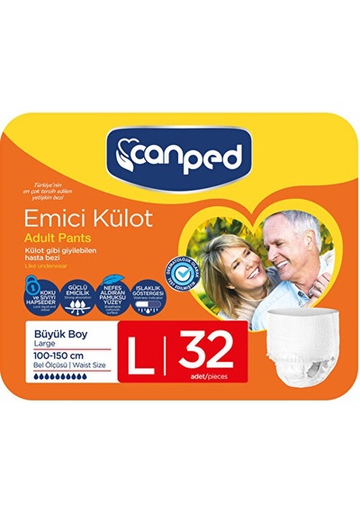 Canped Emici Külot Büyük Boy Large 32 Adet