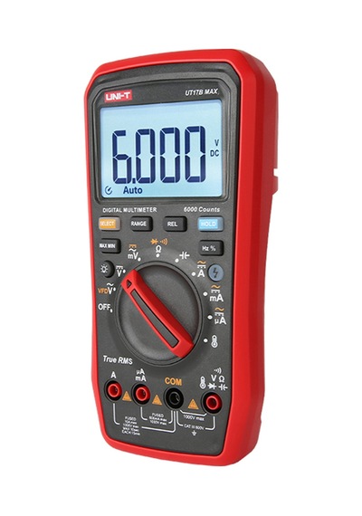 Ut17b Max Dijital Multimetre 1000v 6000 Sayım Multimetre Test Cihazı Vfd True Rms Voltmetre Ampermetre Vfd İnverter Ölçümü Ac/dc Voltaj