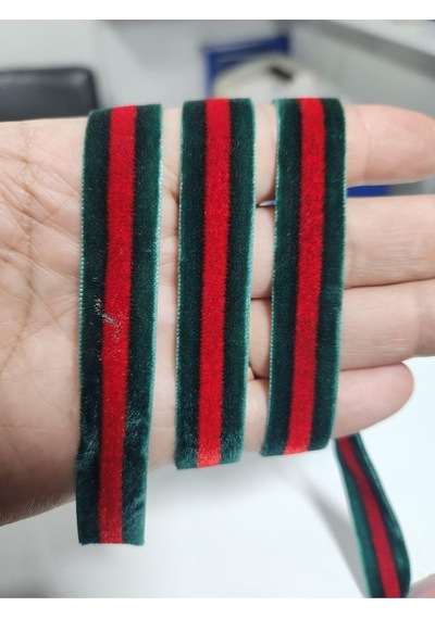 2.5 Cm Kadife Kurdele Şerit Turuncu Diğer