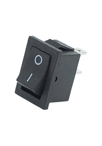 Yükseltici Anahtarı 2 Pin Siyah 3A - 250V (TK 91)