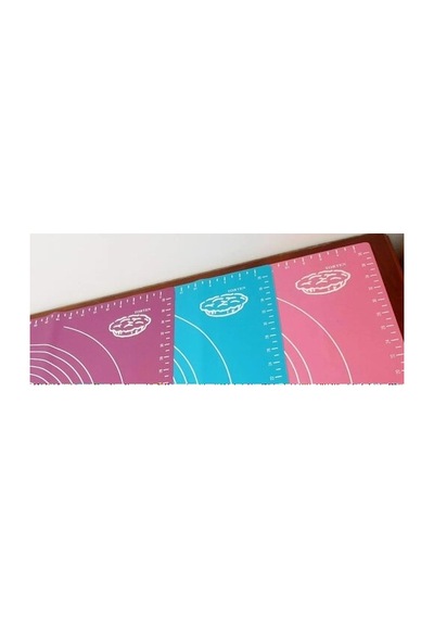 Pratik Silikon Hamur Açma Matı 50x40 Cm Mutfak Yardımcısı