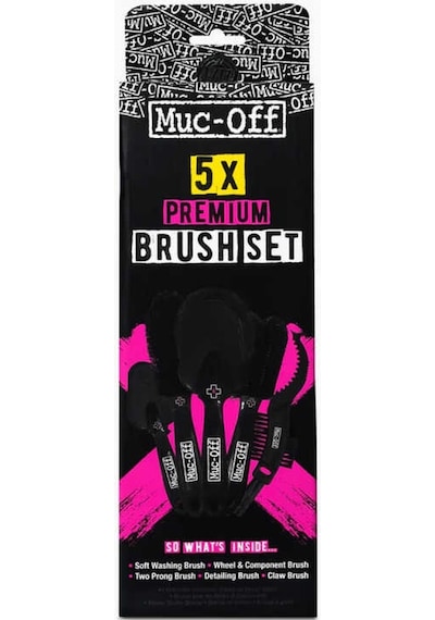 Muc-off 5x Fırça Set Siyah