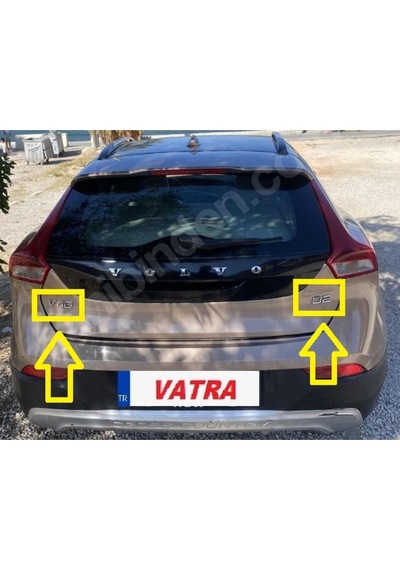 V40 Cross Country 1.6 D 2013-2014 Uyumlu D2 Ve V40 Bagaj Yazısı Seti