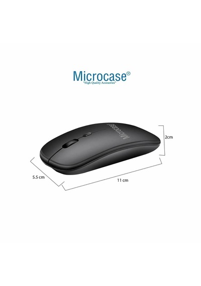 Microcase Honor Pad X8b 11 İnch İle Uyumlu Bluetooth Klavye Tr Sticker + Bluetooth Mouse + Tablet Standı - Al2765