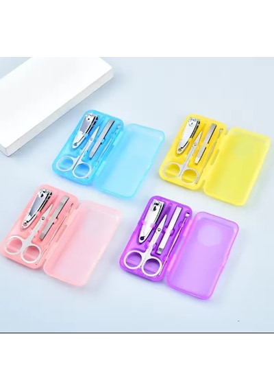 Mini 4 Parçadan Oluşan Bebekler Ve Çocuklar İçin Maniikür Set