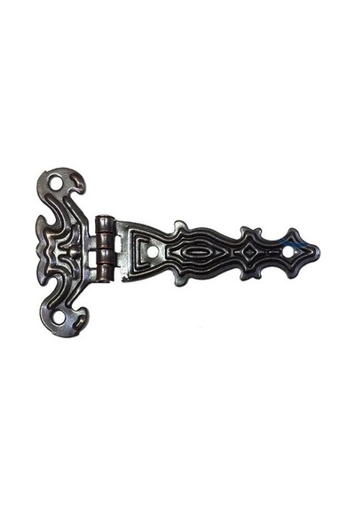 Dekoratif, Sac Tek Kuyruklu Menteşe - 40x68 Mm, Küçük, Eskitme, 1 Adet Çok Renkli