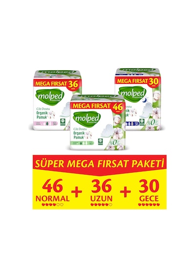 Molped 3luset Pure&soft Mega Karma Paket 112 Adet