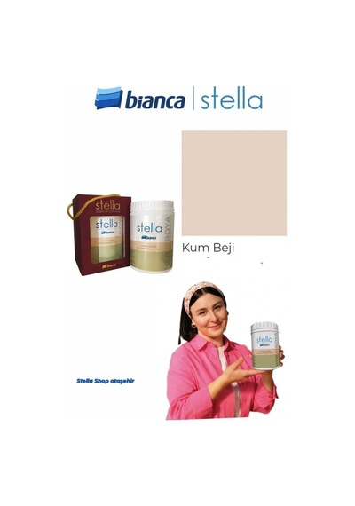 Stella Su Bazlı Saf Akrilik Boya 500ml - Kum Beji