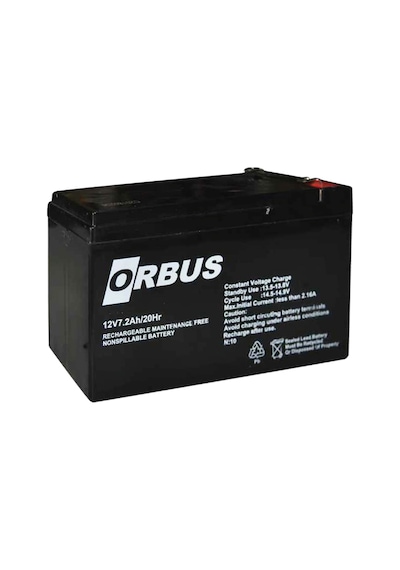 Orbus 12v 7.2 Ah Kuru Akü