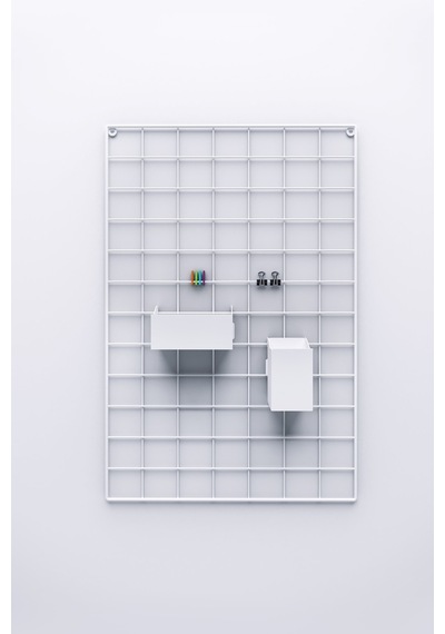 40x60 Full Aksesuarlı Metal Fotoğraf Askısı Tel Pano Beyaz - Rh-tp-4060s-byz 40 x 60 CM