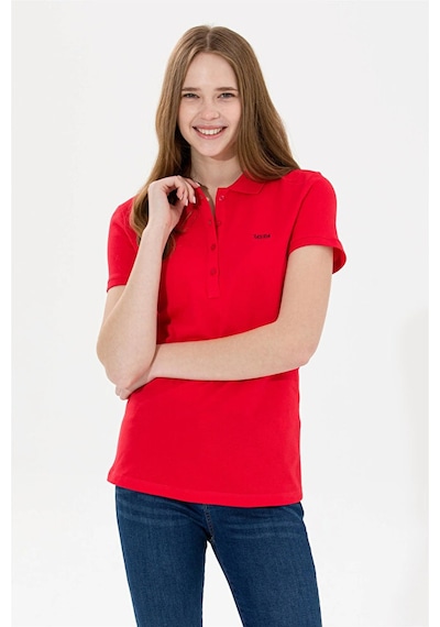 U.S. Polo Assn. U.s. Polo Assn. Kadın Basic Tişört 5066348-uk-vr013 Kırmızı