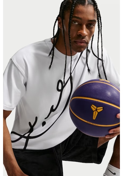 Nike Nba Kobe Dri-fıt Loose Fit Erkek Bol Kesim Baketbol Tişört Beyaz