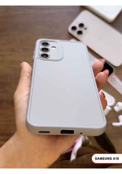 Samsung Galaxy A16 Uyumlu Kamera Korumalı Darbeye Dayanıklı Renk Atmayan Keep Silikon Kılıf Gri Samsung Galaxy A16 Uyumlu Kamera Korumalı Darbeye Dayanıklı Renk Atmayan Keep Silikon Kılıf Gri