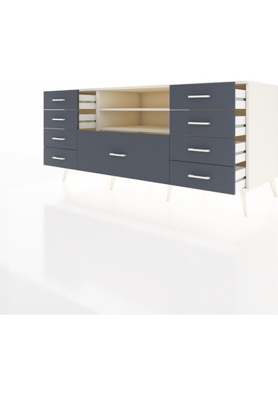Kronos Konsol 2 Raflı 9 Çekmeceli 176x59x83 Aytaşı-aytaşı/antrasit Aytası Kronos Konsol 2 Raflı 9 Çekmeceli 176x59x83 Aytaşı-aytaşı/antrasit Aytası