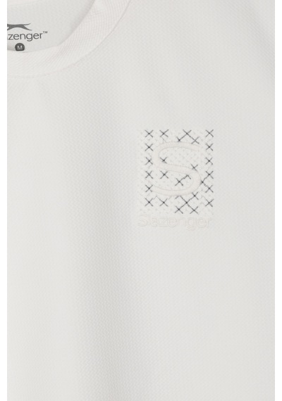 Slazenger Zegna Erkek Beyaz Tişört