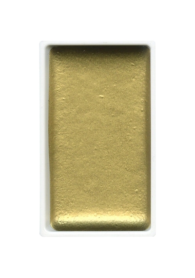 Zig Kuretake Gansai Tambi Tablet Sulu Boya 91 Metallıc Bluısh Gold Çok Renkli