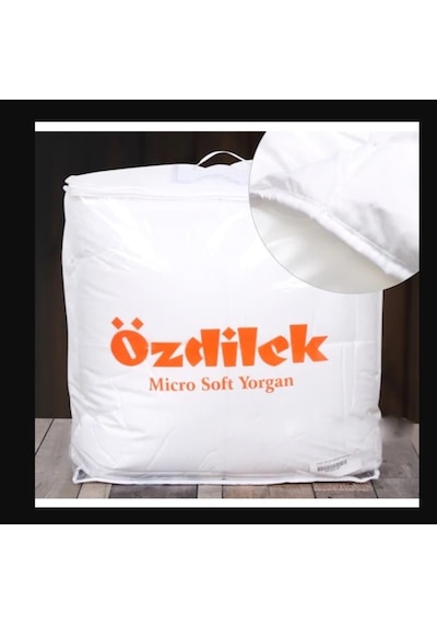 Özdilek Microsoft Mikrofiber Tek Kişilik Silikon Yorgan Beyaz