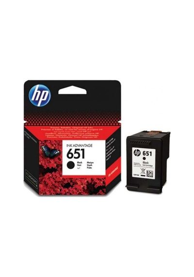 Hp C2P10Ae 651 Sıyah Murekkep Kartusu 600 Sayfa