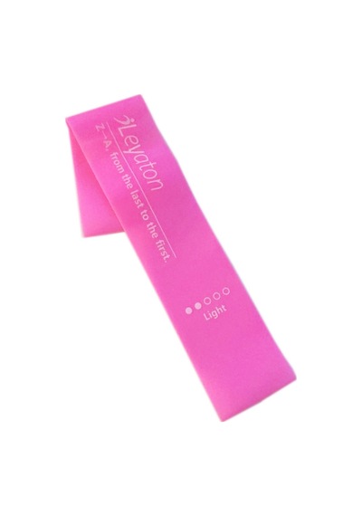 Latex Aerobik Band Hafif Sert Direnç Şeker Pembesi Lab200 Pembe